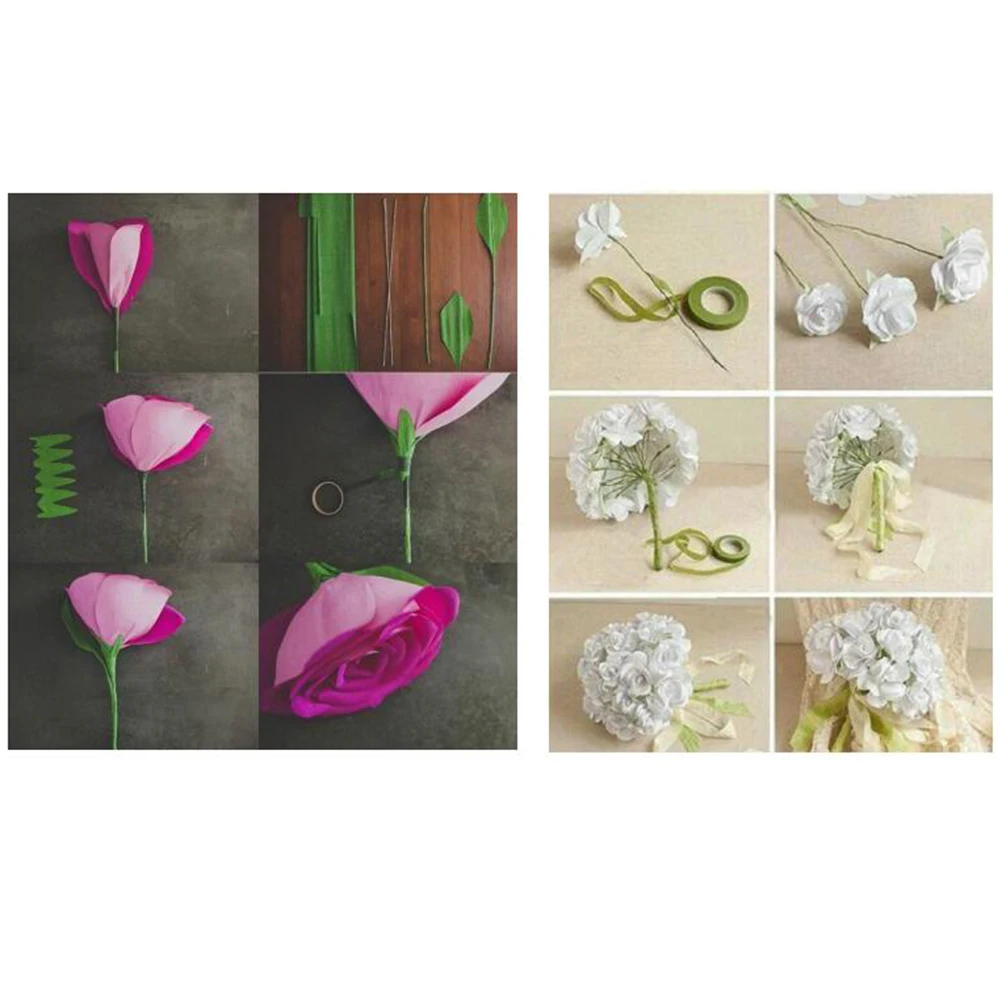 5 Rolls Green Tape Packaging DIY Craft Making Material Artificial Flower Stem Self-adhesive
5 Rolls Green Tape Packaging DIY Craft Making Material Artificial Flower Stem Self-adhesive
