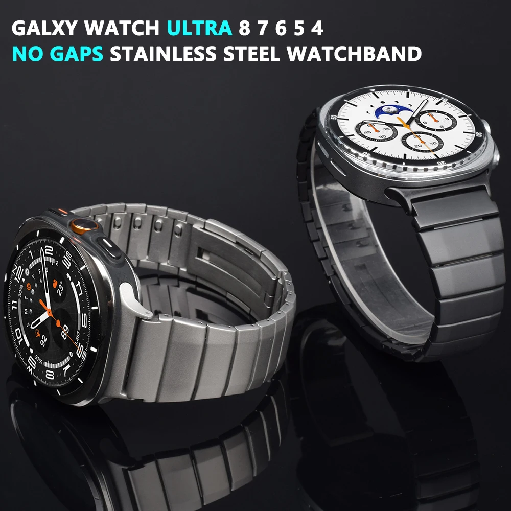 Ремешок без зазоров для Samsung Galaxy Watch Ultra 2025 47 мм, классический браслет из нержавеющей стали для GALAXY Watch 8 7 6 5 4 40 мм 44 мм
Ремешок без зазоров для Samsung Galaxy Watch Ultra 2025 47 мм, классический браслет из нержавеющей стали для GALAXY Watch 8 7 6 5 4 40 мм 44 мм