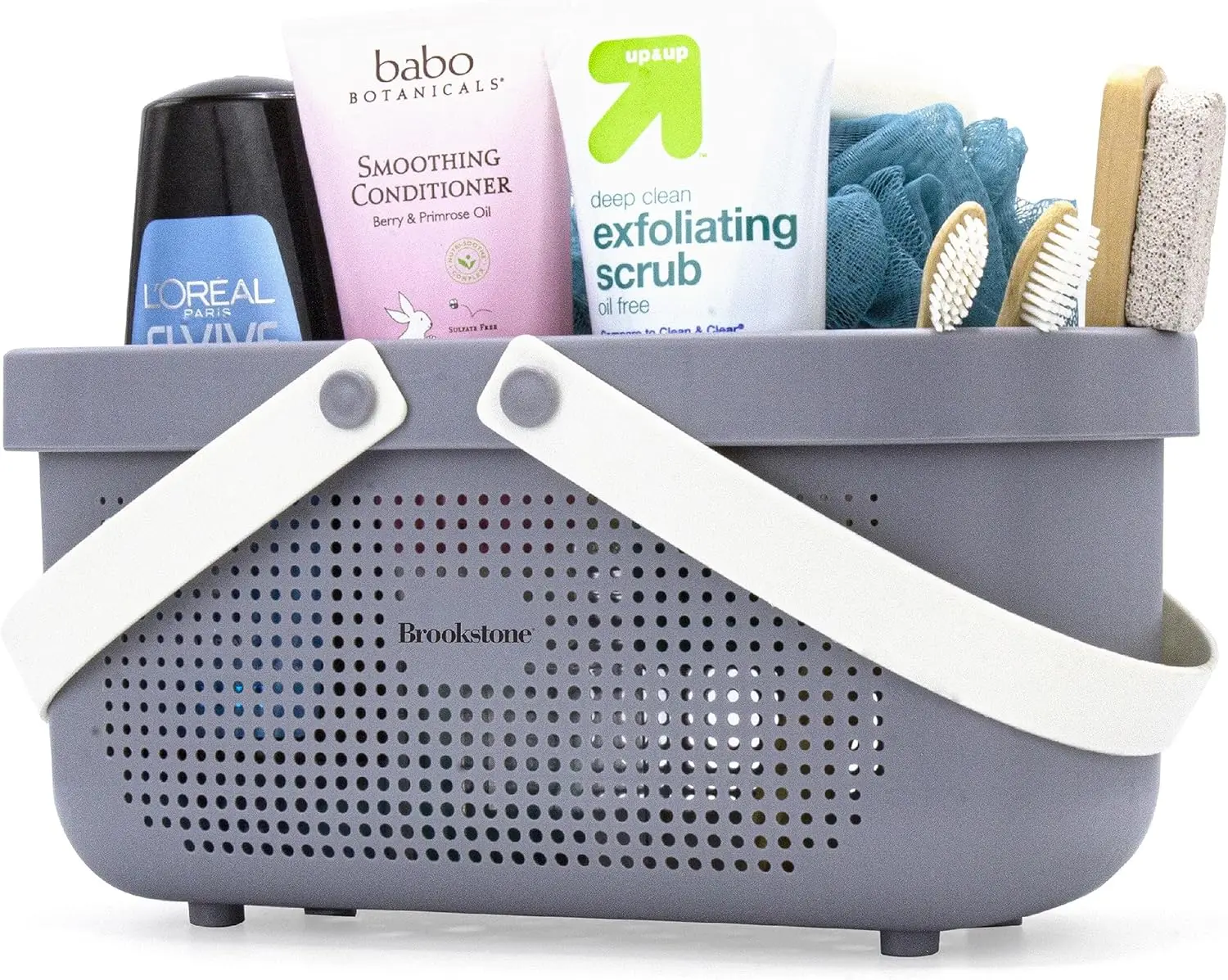 Большая переносная корзина для душа с мягкой силиконовой ручкой, быстросохнущая корзина-органайзер для ванной, серая сумка-тоут без BPA
Большая переносная корзина для душа с мягкой силиконовой ручкой, быстросохнущая корзина-органайзер для ванной, серая сумка-тоут без BPA