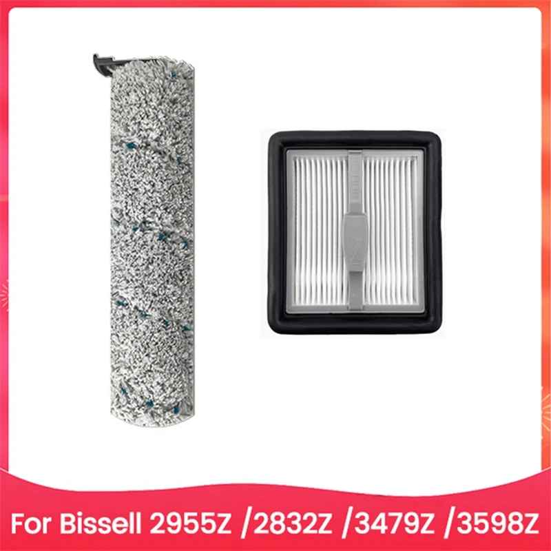 2PCS Roller Brush And Filter Kit For Bissell 2955Z 2832Z 3479Z 3598Z Floor Scrubber Accessories Replacement Parts
2PCS Roller Brush And Filter Kit For Bissell 2955Z 2832Z 3479Z 3598Z Floor Scrubber Accessories Replacement Parts