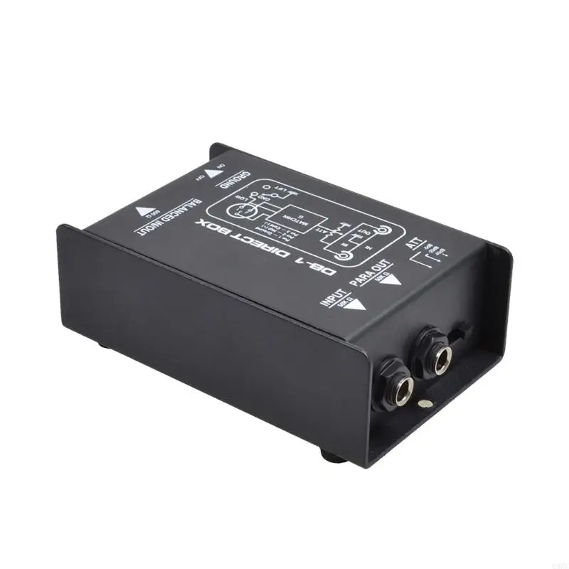 83 куб. См Прямой инъекции Audios Box Passive Box Hum Eliminators для гитарного и баса подключения 6,35 мм высокого импеданса
83 куб. См Прямой инъекции Audios Box Passive Box Hum Eliminators для гитарного и баса подключения 6,35 мм высокого импеданса