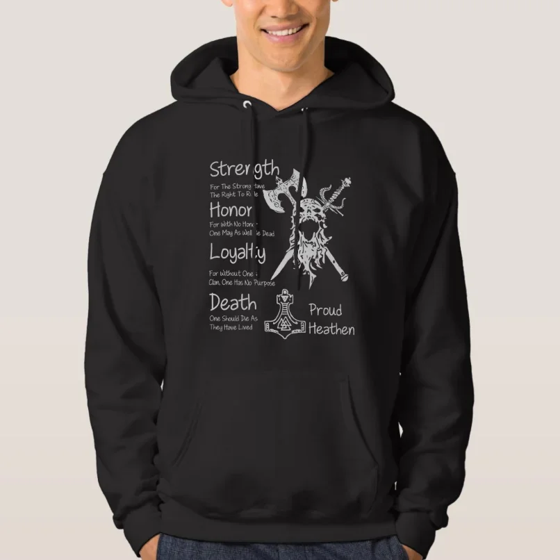 Strength Honor Loyalty Death Norse Pagan Culture Pullover Hoodie New 100% Cotton Comfortable Casual Mens Sweatshirts Streetwear
Strength Honor Loyalty Death Norse Pagan Culture Pullover Hoodie New 100% Cotton Comfortable Casual Mens Sweatshirts Streetwear