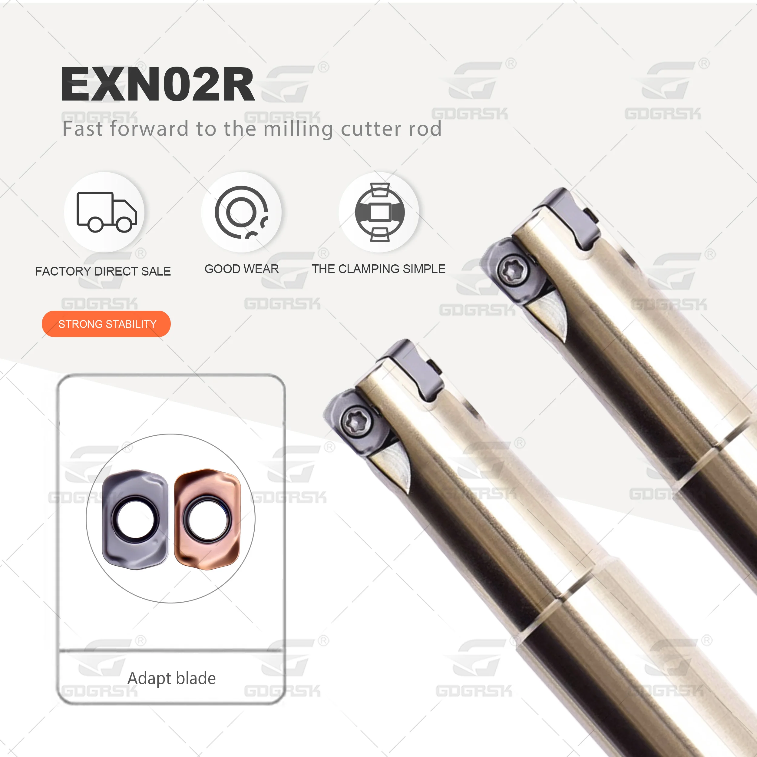 EXN02R08M10-100-01 EXN02R017M16-160-04 Стержень фрезерного инструмента с быстрой подачей Серия EXN02R Сейсмический грубый стержень фрезерного инструмента LNMU02 Лезвия с ЧПУ
EXN02R08M10-100-01 EXN02R017M16-160-04 Стержень фрезерного инструмента с быстрой подачей Серия EXN02R Сейсмический грубый стержень фрезерного инструмента LNMU02 Лезвия с ЧПУ