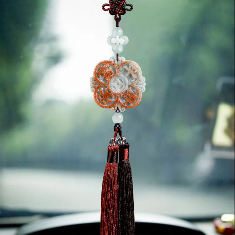Jia Le/ Natural Burmese Jade High Quality Car Interior Pendant Chinese Knot Tassel Fashion Personalized Gift
Jia Le/ Natural Burmese Jade High Quality Car Interior Pendant Chinese Knot Tassel Fashion Personalized Gift