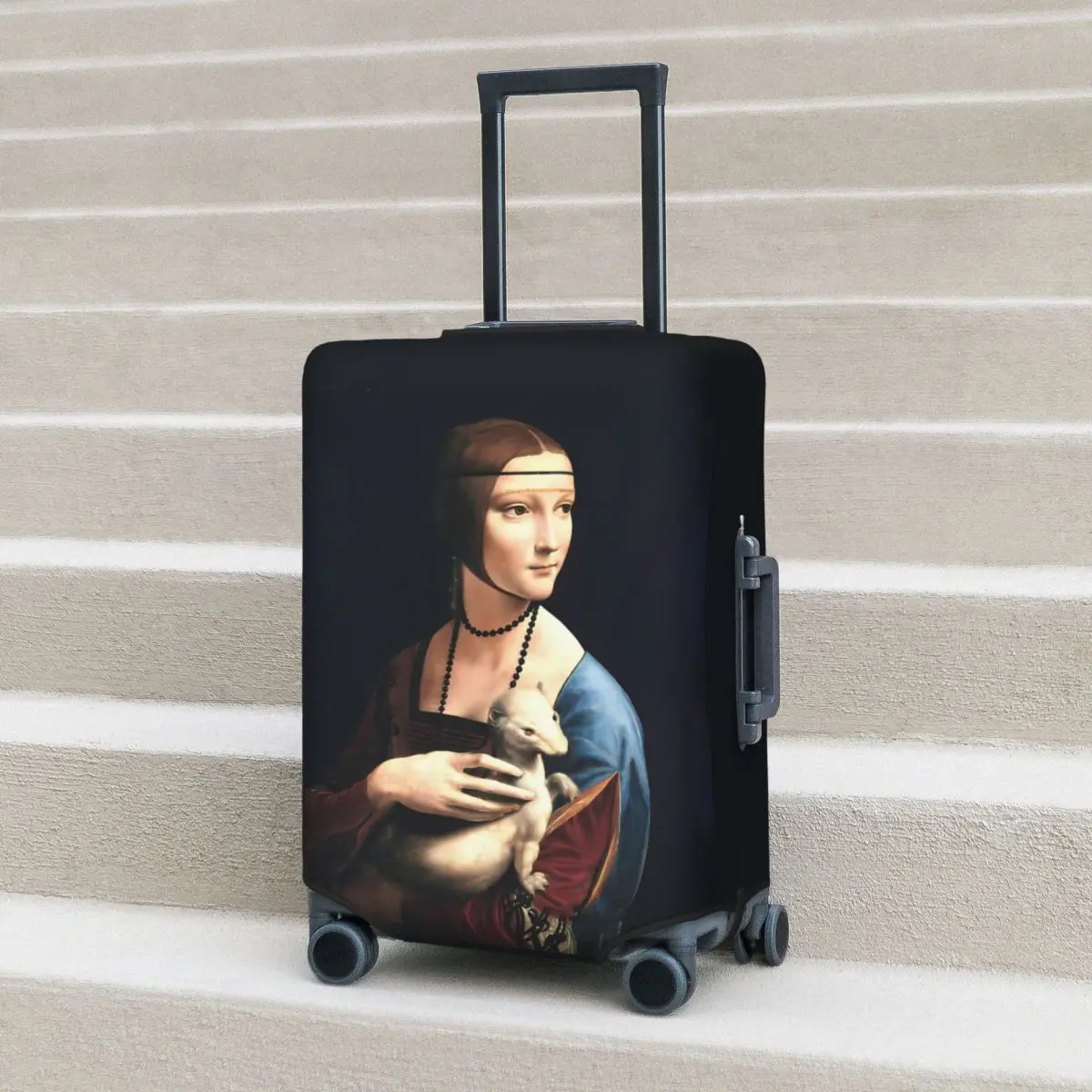 Oil Painting Lady Suitcase Cover Ermine Cruise Trip Holiday Fun Luggage Supplies Protection Travel Luggage Cover Dust Proof
Oil Painting Lady Suitcase Cover Ermine Cruise Trip Holiday Fun Luggage Supplies Protection Travel Luggage Cover Dust Proof