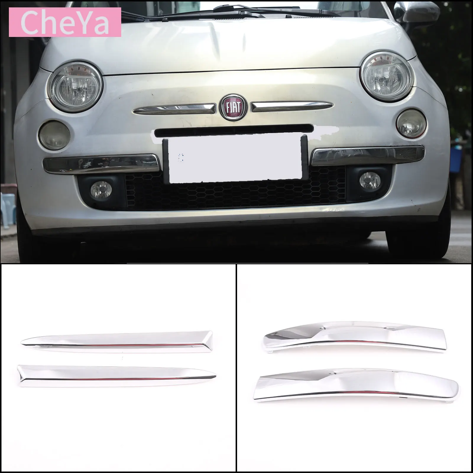 ABS Car Front Bumper Moulding Decorative Cover for Fiat 500 2007 2008 2009 2010 2011 2012 2013 2014 2015 Replacement Parts
ABS Car Front Bumper Moulding Decorative Cover for Fiat 500 2007 2008 2009 2010 2011 2012 2013 2014 2015 Replacement Parts