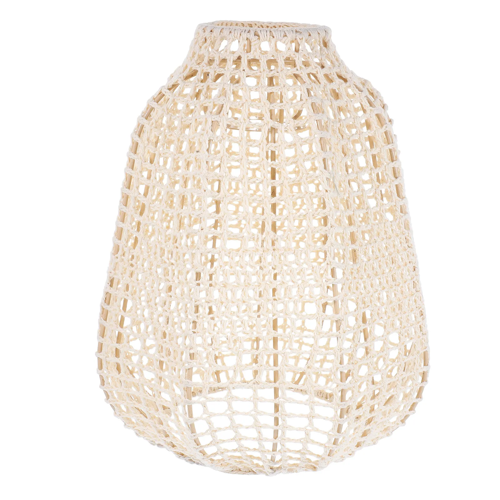 Cotton Rope Lampshade Boho Woven Pendant Light Shade Covers Ceiling Pendant Floor Lamp Beige Decorative Fixture
Cotton Rope Lampshade Boho Woven Pendant Light Shade Covers Ceiling Pendant Floor Lamp Beige Decorative Fixture