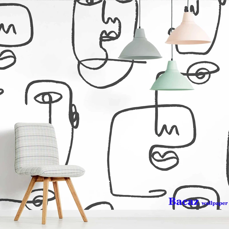 Custom Robyn Black and White Abstract Face Line Art 3D Wallpaper Mural for Hall Bathroom Backdrop 3d Portrait Drawing Wall Paper
Custom Robyn Black and White Abstract Face Line Art 3D Wallpaper Mural for Hall Bathroom Backdrop 3d Portrait Drawing Wall Paper