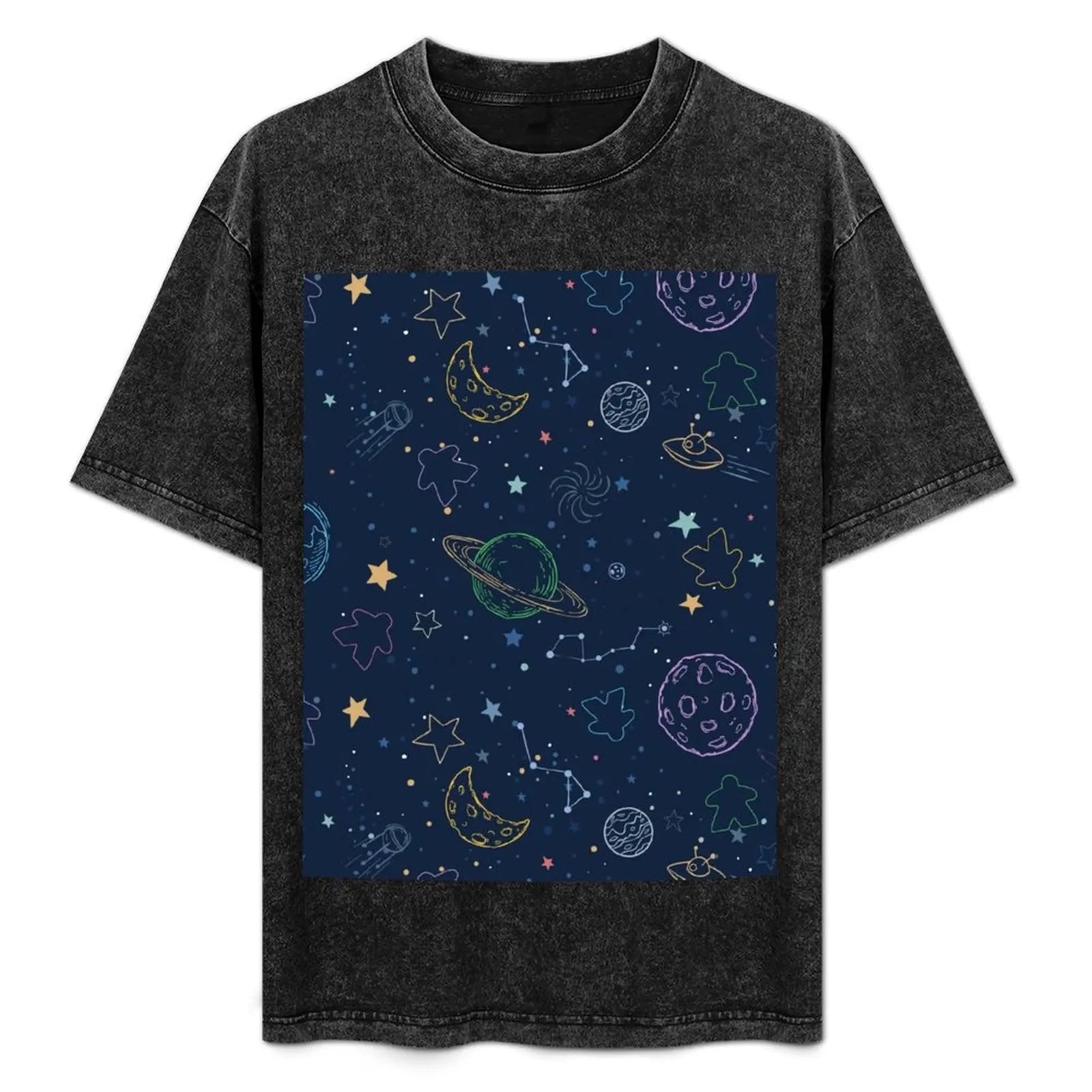 Meeples in Space T-Shirt Labor Work Casual T-Shirt
Meeples in Space T-Shirt Labor Work Casual T-Shirt
