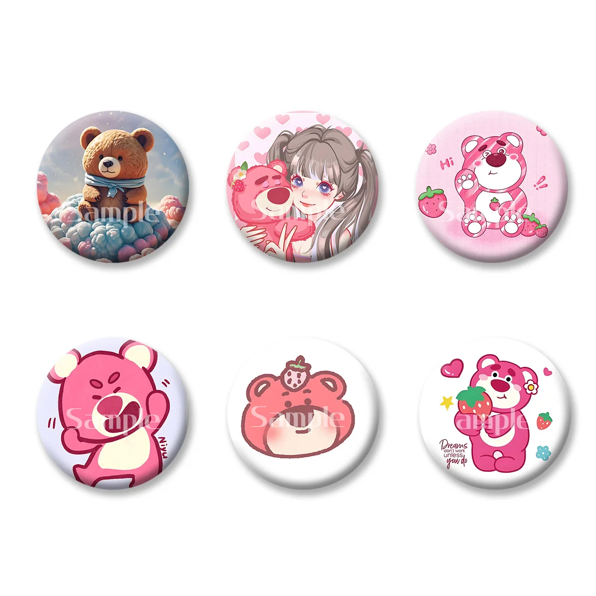 Toy Story Lotso Cute Bear Flash Badge Keychains Makeup Mirror Fridge Magnet ACG Goods Anime Cartoon Peripherals Birthday Gift
Toy Story Lotso Cute Bear Flash Badge Keychains Makeup Mirror Fridge Magnet ACG Goods Anime Cartoon Peripherals Birthday Gift