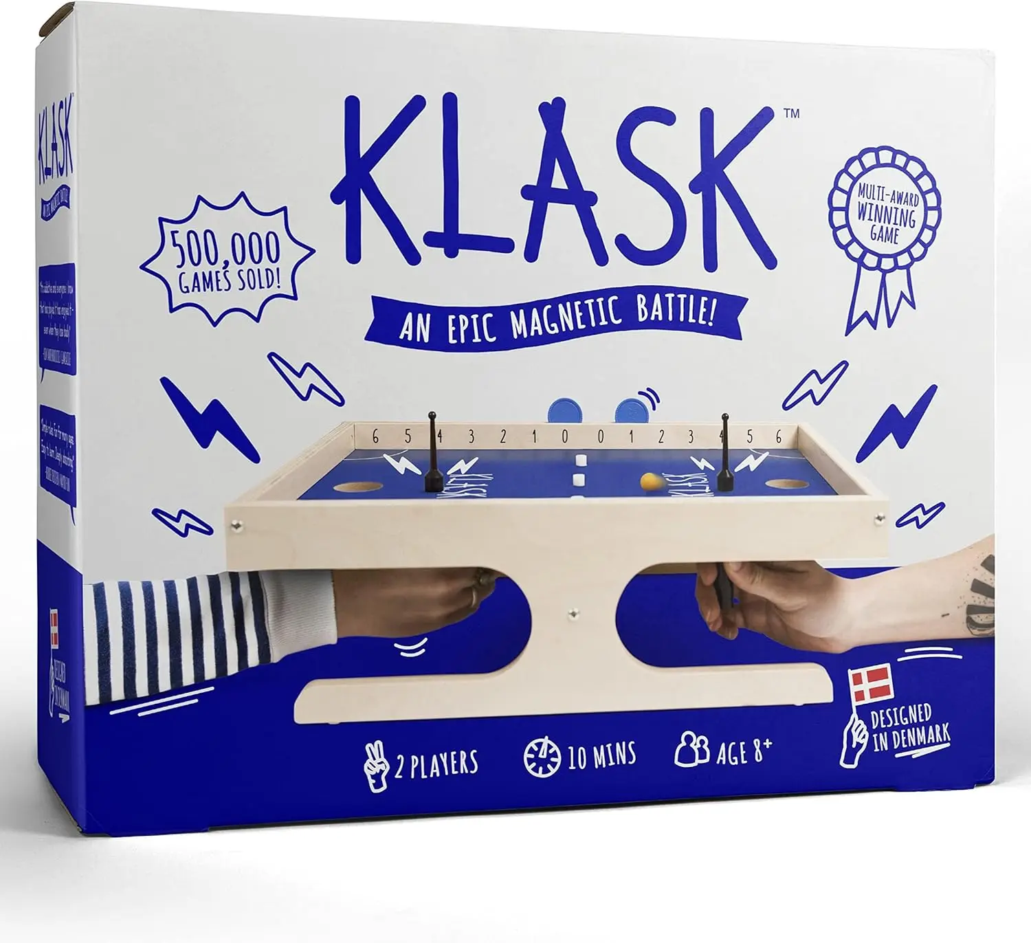 KLASK: The Magnetic Award-Winning Party Game of Skill - for Kids and Adults of All Ages That’s Half Foosball, Half Air Hockey
KLASK: The Magnetic Award-Winning Party Game of Skill - for Kids and Adults of All Ages That’s Half Foosball, Half Air Hockey