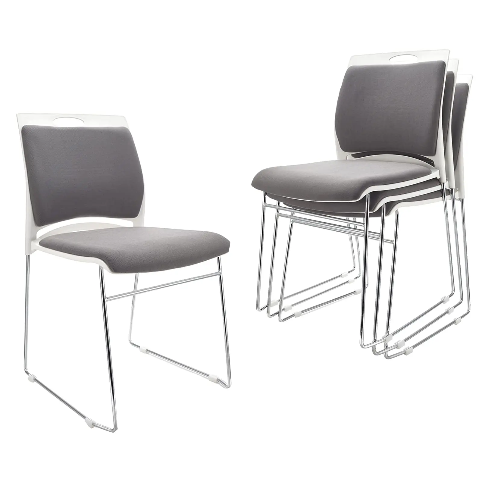 4 Pack Stacking Chairs 1102 Lb Capacity Gray Office Guest Chair With Sled Base Modern Reception Kitchen Waiting Room
4 Pack Stacking Chairs 1102 Lb Capacity Gray Office Guest Chair With Sled Base Modern Reception Kitchen Waiting Room