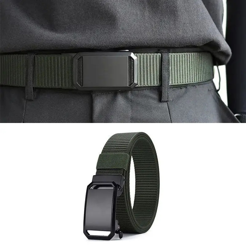 Toothless automatic button men's military training leisure canvas nylon young people's belt
Toothless automatic button men's military training leisure canvas nylon young people's belt