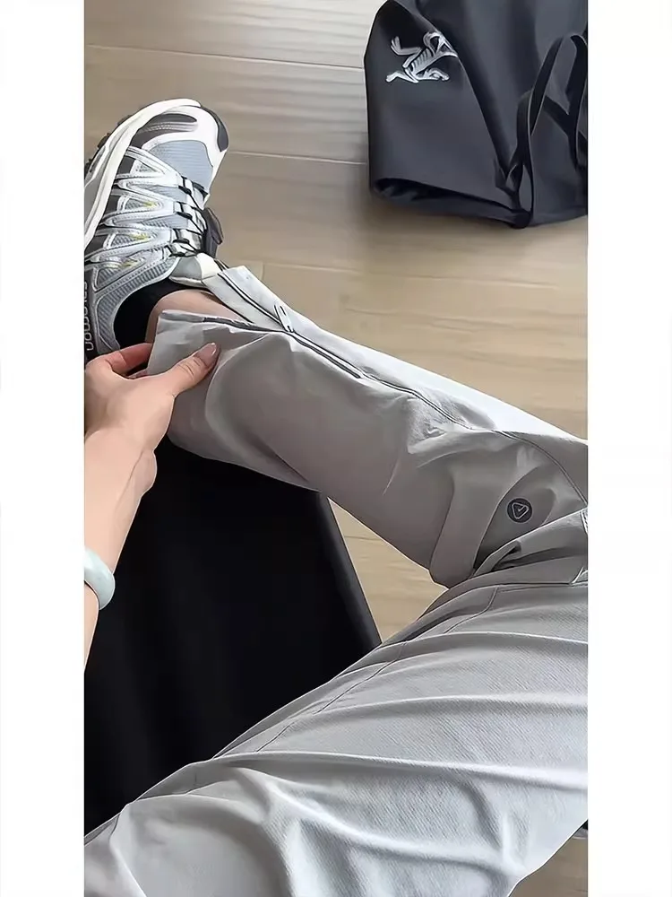 Men's Outdoor Sports Qui Dry Pants Summer Thin Breathable Casual Hiking Long Trousers Straight Leg mid Waist Elastic Waist
Men's Outdoor Sports Qui Dry Pants Summer Thin Breathable Casual Hiking Long Trousers Straight Leg mid Waist Elastic Waist