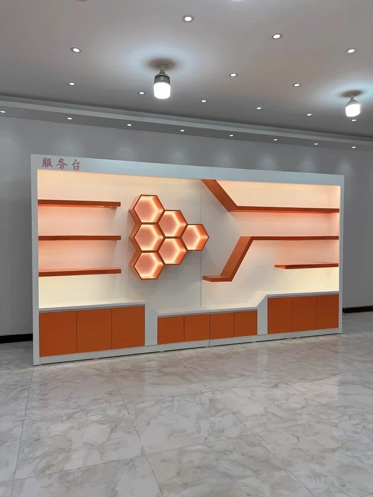 Витрина салона красоты с краской Дисплей оранжевой косметики Шкаф для ухода за кожей Прямая трансляция Дисплей продукта t на заказ
Витрина салона красоты с краской Дисплей оранжевой косметики Шкаф для ухода за кожей Прямая трансляция Дисплей продукта t на заказ