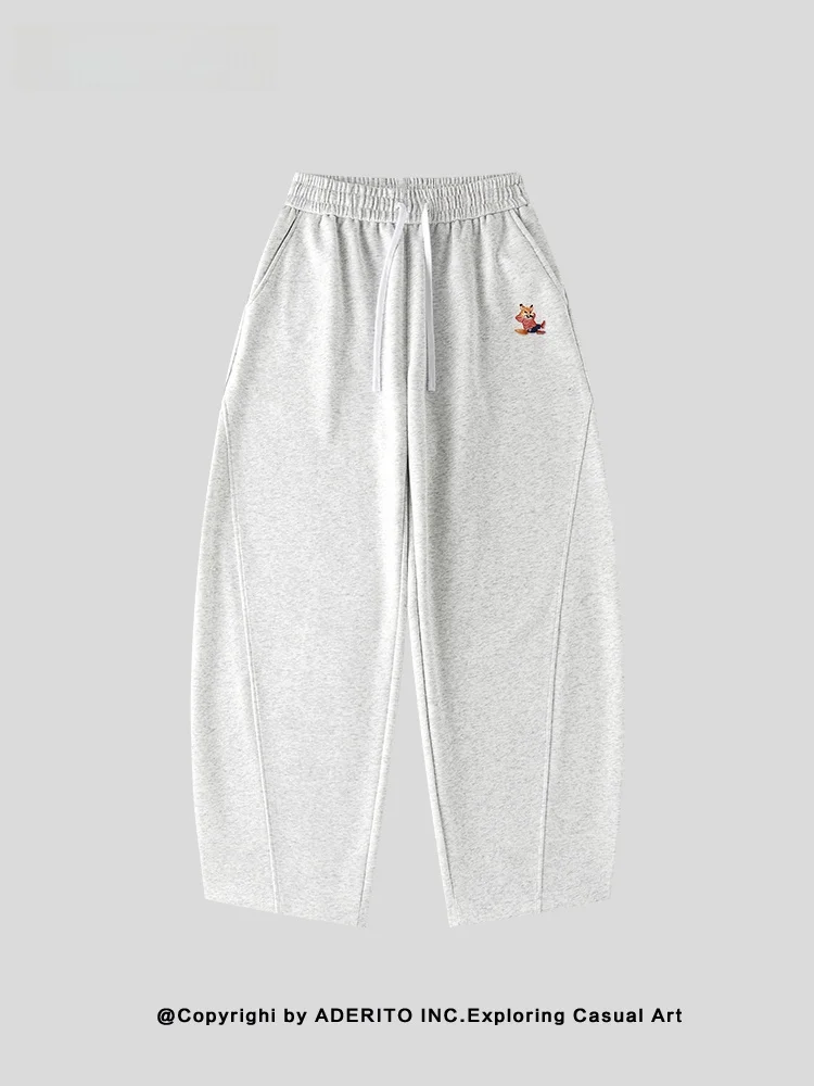 Embroidery Casual Pants Men's Loose Straight Leg Workwear Trendy Sports Trousers Comfortable Elastic Waist Polyester Fiber
Embroidery Casual Pants Men's Loose Straight Leg Workwear Trendy Sports Trousers Comfortable Elastic Waist Polyester Fiber