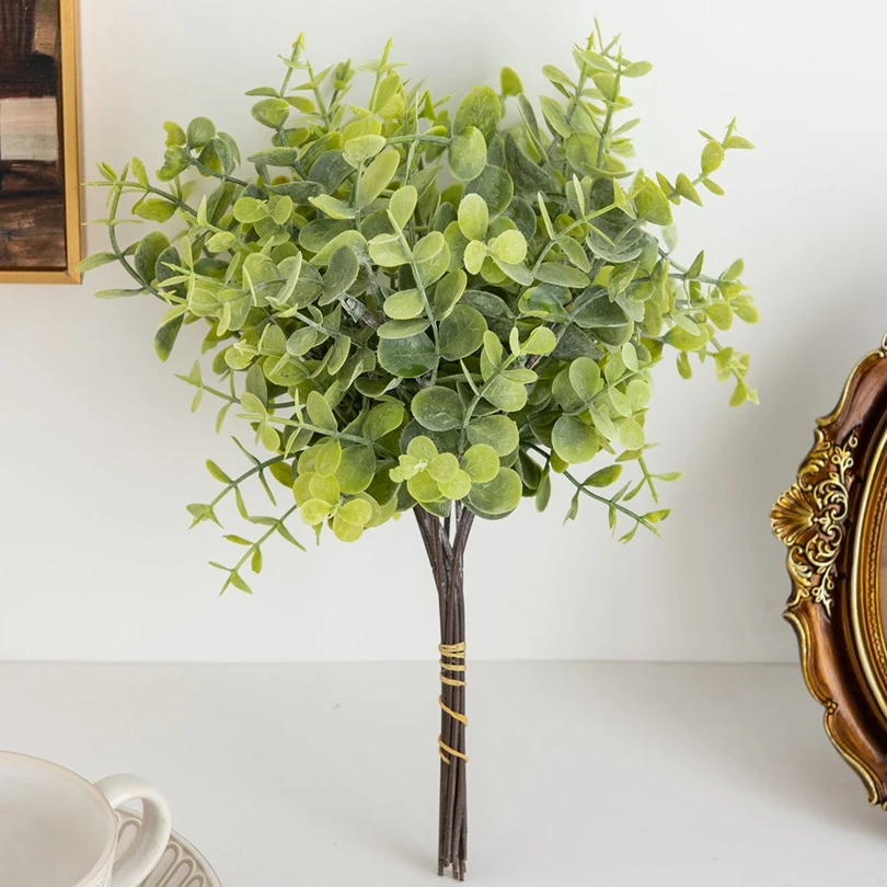 Artificial Plastics Plant Green Eucalyptus Outdoor Garden Home Vase Table Party Wedding Bridal Bouquet Wreath DIY Gift Accessory
Artificial Plastics Plant Green Eucalyptus Outdoor Garden Home Vase Table Party Wedding Bridal Bouquet Wreath DIY Gift Accessory
