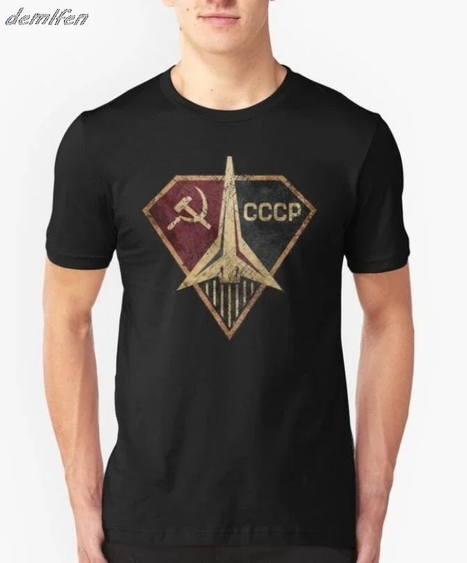 Russia USSR CCCP Soviet Space Program Cosmonaut Space Shuttle T-Shirt 100% Cotton O-Neck Short Sleeve Summer Casual Mens T-shirt
Russia USSR CCCP Soviet Space Program Cosmonaut Space Shuttle T-Shirt 100% Cotton O-Neck Short Sleeve Summer Casual Mens T-shirt