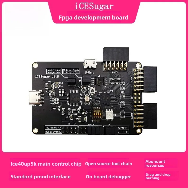 Open Source RISC-V FPGA Development Board – iCE40UP5k, Compatible with IceBreaker & Fomu Projects
Open Source RISC-V FPGA Development Board – iCE40UP5k, Compatible with IceBreaker & Fomu Projects