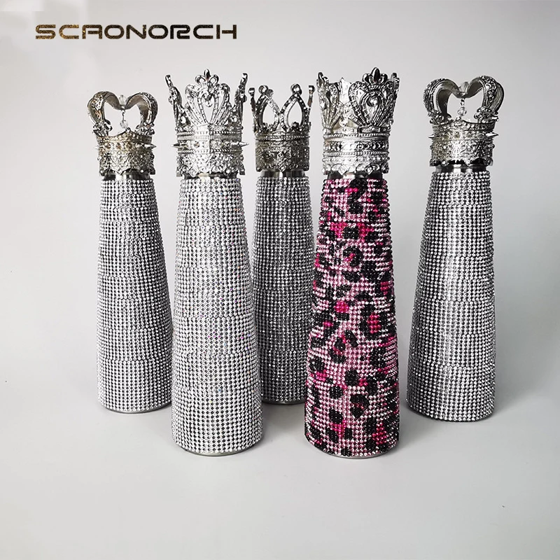 500ml Sparkling Diamond Crown Thermos Bottle Double Wall Stainless Steel Bling Water Bottle Portable Insulated Vacuum Flask Gift
500ml Sparkling Diamond Crown Thermos Bottle Double Wall Stainless Steel Bling Water Bottle Portable Insulated Vacuum Flask Gift