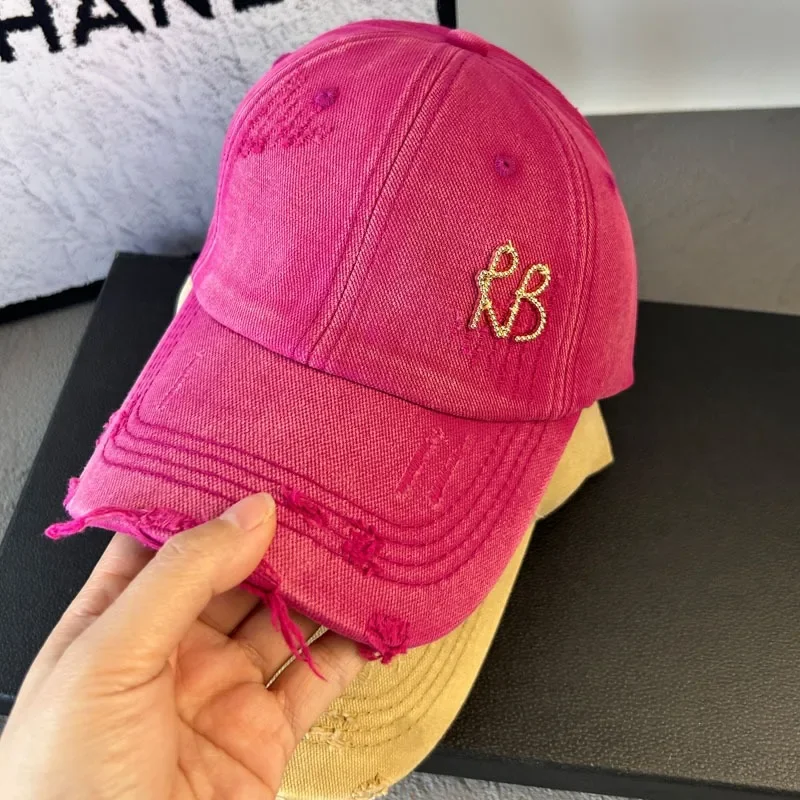 2025 Korean Designer Metal Logo Baseball Caps Women Vintage Washed Denim Personalized Sun Hat Lady Luxury Fashion Snapback Cap
2025 Korean Designer Metal Logo Baseball Caps Women Vintage Washed Denim Personalized Sun Hat Lady Luxury Fashion Snapback Cap