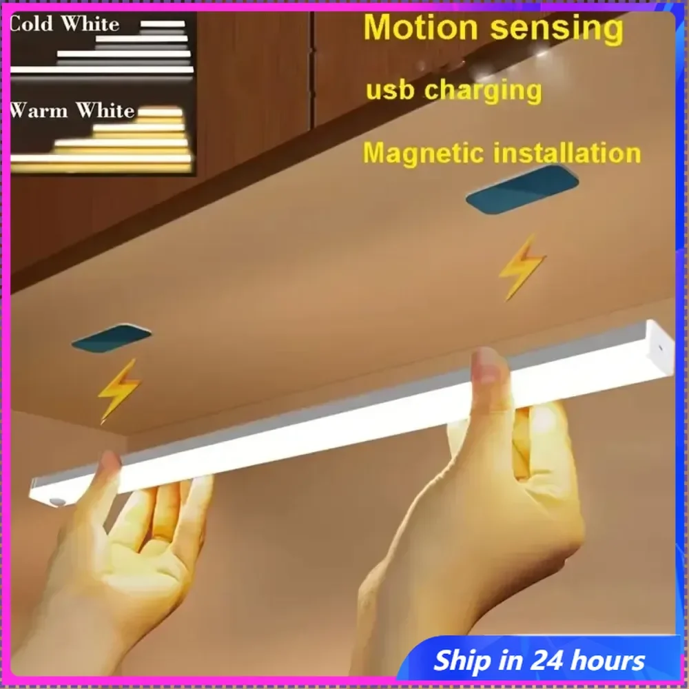 LED Motion Sensing Light Wireless USB Rechargeable Motion Detection Suitable for Kitchen Wardrobe Corridor and Staircase Lights
LED Motion Sensing Light Wireless USB Rechargeable Motion Detection Suitable for Kitchen Wardrobe Corridor and Staircase Lights