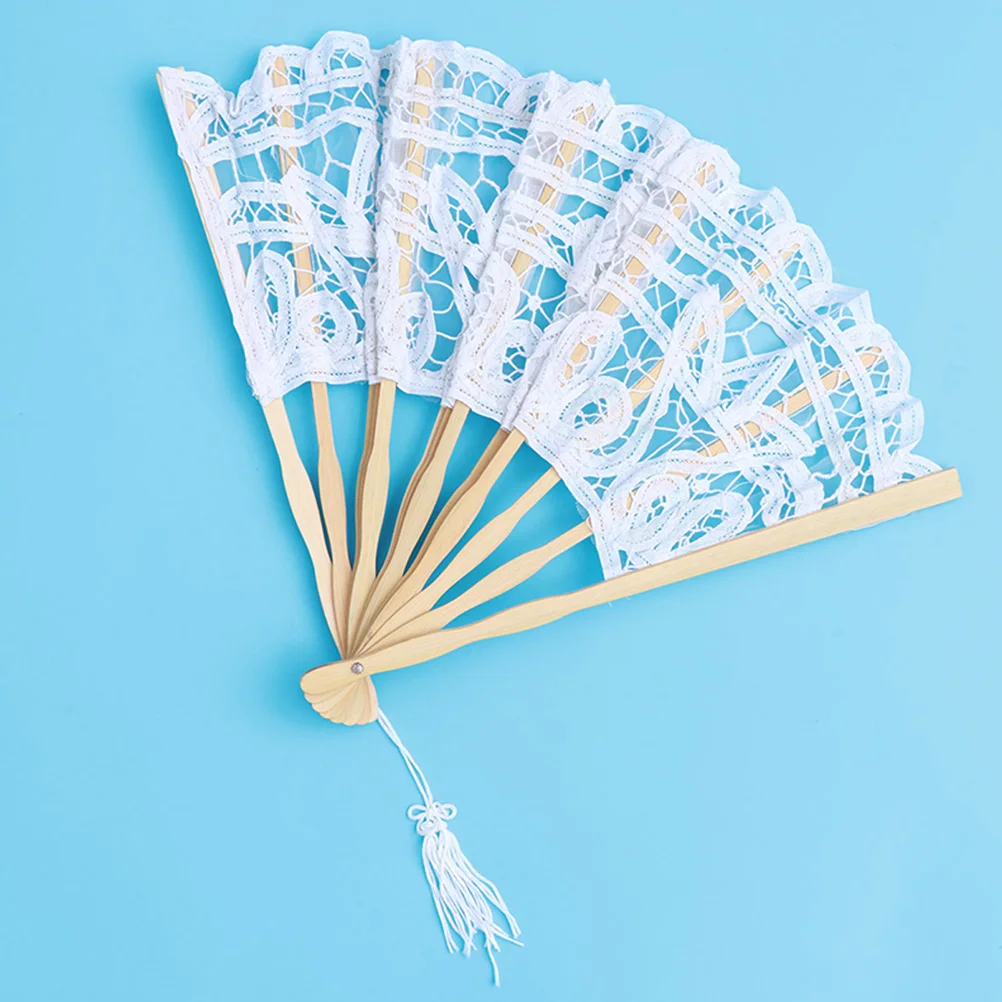 2pcs Lace Folding Fan Vintage Hand Fan Women Dress Up Party Wedding Decoration Lightweight Portable Dancer Prop Cosplay 
2pcs Lace Folding Fan Vintage Hand Fan Women Dress Up Party Wedding Decoration Lightweight Portable Dancer Prop Cosplay