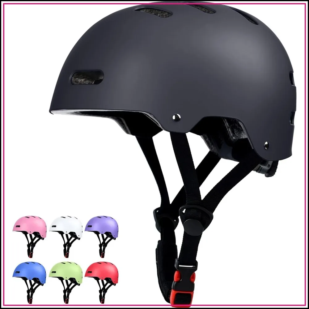 Multi-Sport Helmet for Adults, Teens & Kids - Lightweight, Adjustable, Safety Certified for Bike, Skateboard, Scooter
Multi-Sport Helmet for Adults, Teens & Kids - Lightweight, Adjustable, Safety Certified for Bike, Skateboard, Scooter