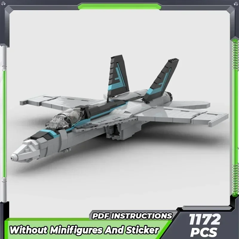 Moc Building Bricks Military Model FA-18 Super Hornet Fighter Technology Modular Block Gifts Toys For Children DIY Sets Assembly
Moc Building Bricks Military Model FA-18 Super Hornet Fighter Technology Modular Block Gifts Toys For Children DIY Sets Assembly