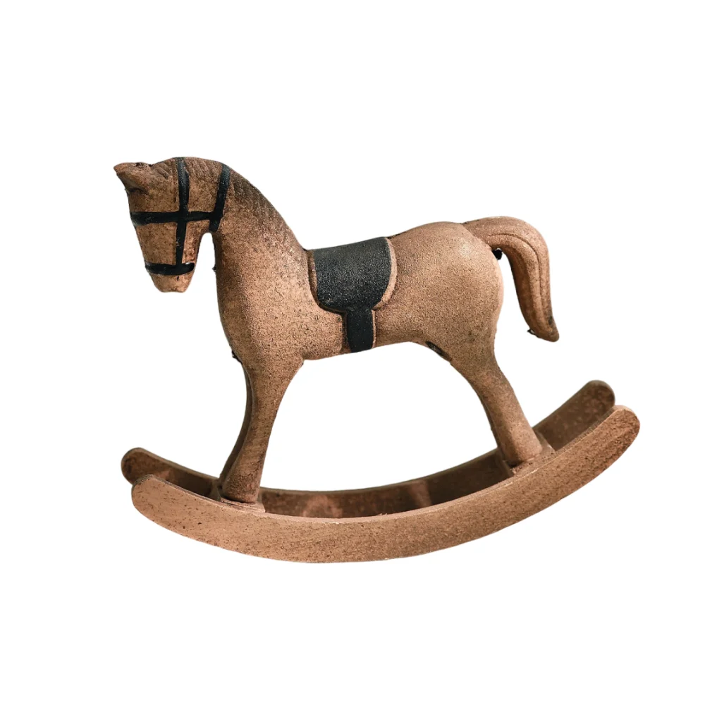 Wooden Horse Wooden Rocking Horse Wooden Craft Hand Carved Desk Decor Nordic Retro Animal Figurines Xmas Decoration
Wooden Horse Wooden Rocking Horse Wooden Craft Hand Carved Desk Decor Nordic Retro Animal Figurines Xmas Decoration