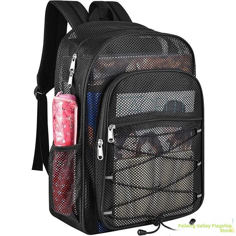 Summer Outdoor Double Shoulder Bag Unisex High Capacity Swimming Fitness Beach Bag Computer Bag Transparent Mesh Backpack for...
Summer Outdoor Double Shoulder Bag Unisex High Capacity Swimming Fitness Beach Bag Computer Bag Transparent Mesh Backpack for...