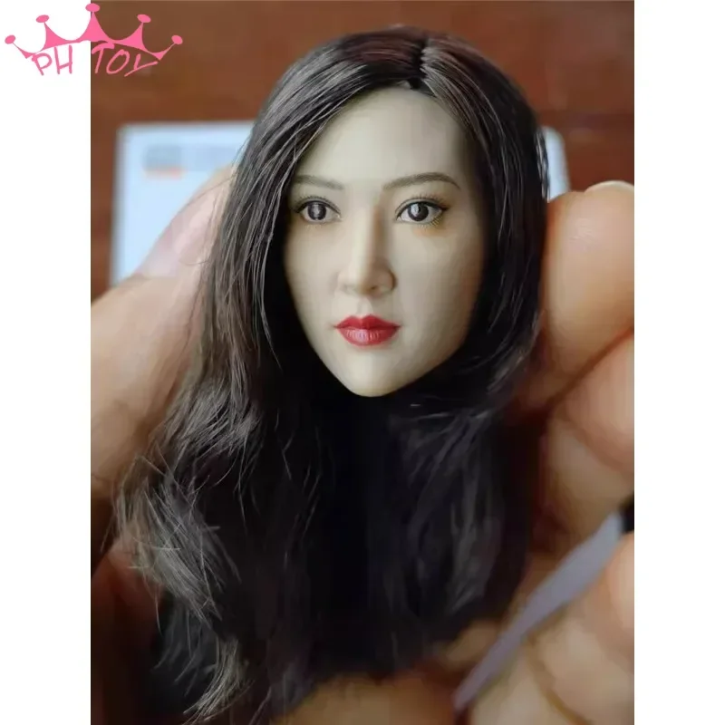 H002 1/6 Scale Female Soldier Asian Actress Sally Head Sculpt Brown Long Curly Straight Hair Head Carving for 12" Figure Doll
H002 1/6 Scale Female Soldier Asian Actress Sally Head Sculpt Brown Long Curly Straight Hair Head Carving for 12" Figure Doll