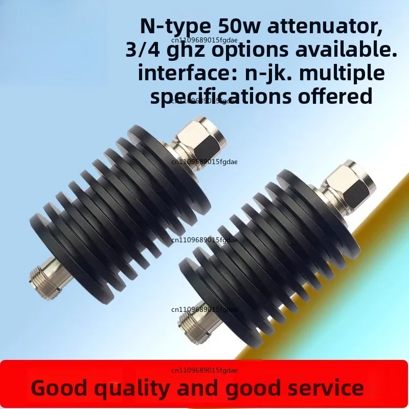 N-type 50W attenuator, coaxial attenuator, high-power attenuator(N-type one male one female-DC-3G)
N-type 50W attenuator, coaxial attenuator, high-power attenuator(N-type one male one female-DC-3G)