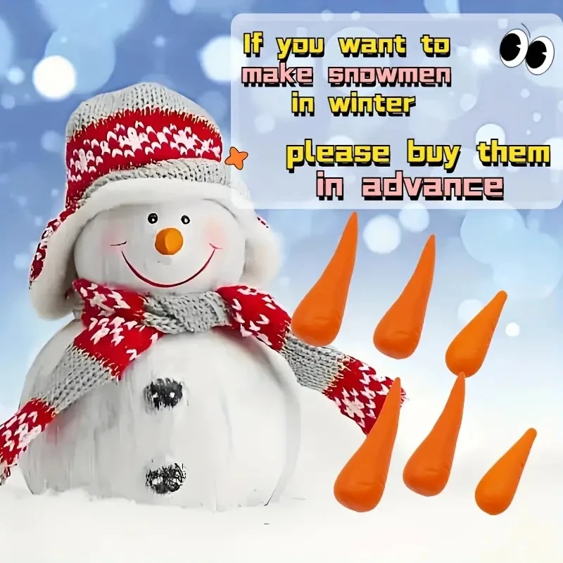 10Pcs Toy Plastic Snowman Nose DIY Accessories For Baby Fake Carrot Ornament Craft Orange Christmas Child Christmas Decorations
10Pcs Toy Plastic Snowman Nose DIY Accessories For Baby Fake Carrot Ornament Craft Orange Christmas Child Christmas Decorations