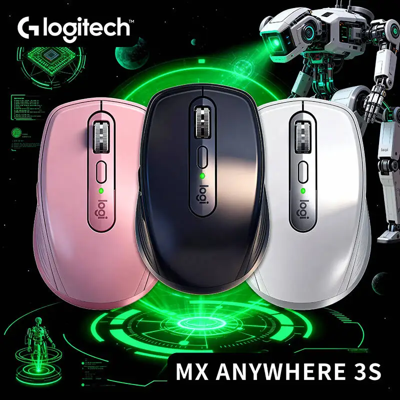 New Logitech MX Anywhere 3S, High-Precision Tracking, Ultra-Quiet Buttons, Works on Virtually Anything
New Logitech MX Anywhere 3S, High-Precision Tracking, Ultra-Quiet Buttons, Works on Virtually Anything