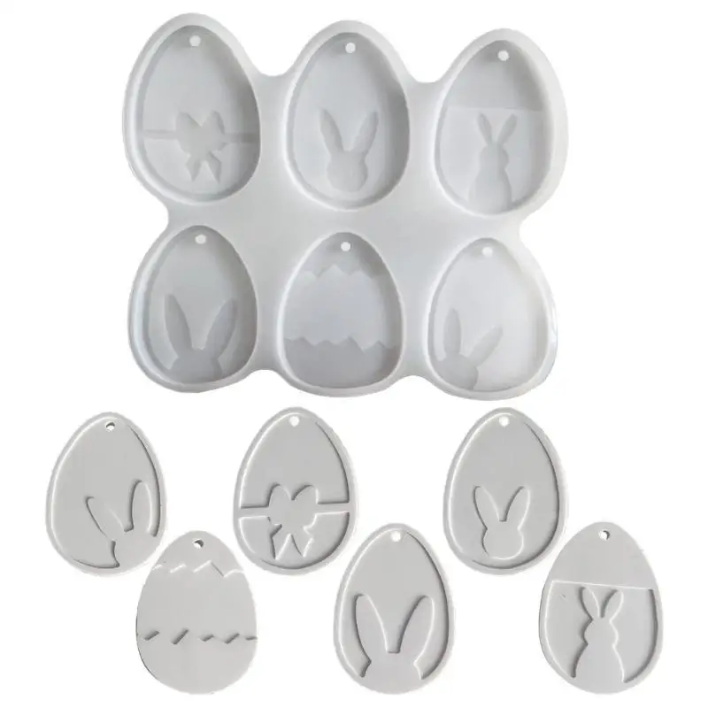652F Silicone Mold for Crafting Rabbit Eggs Shaped Jewelry Easter Decoration Mould
652F Silicone Mold for Crafting Rabbit Eggs Shaped Jewelry Easter Decoration Mould