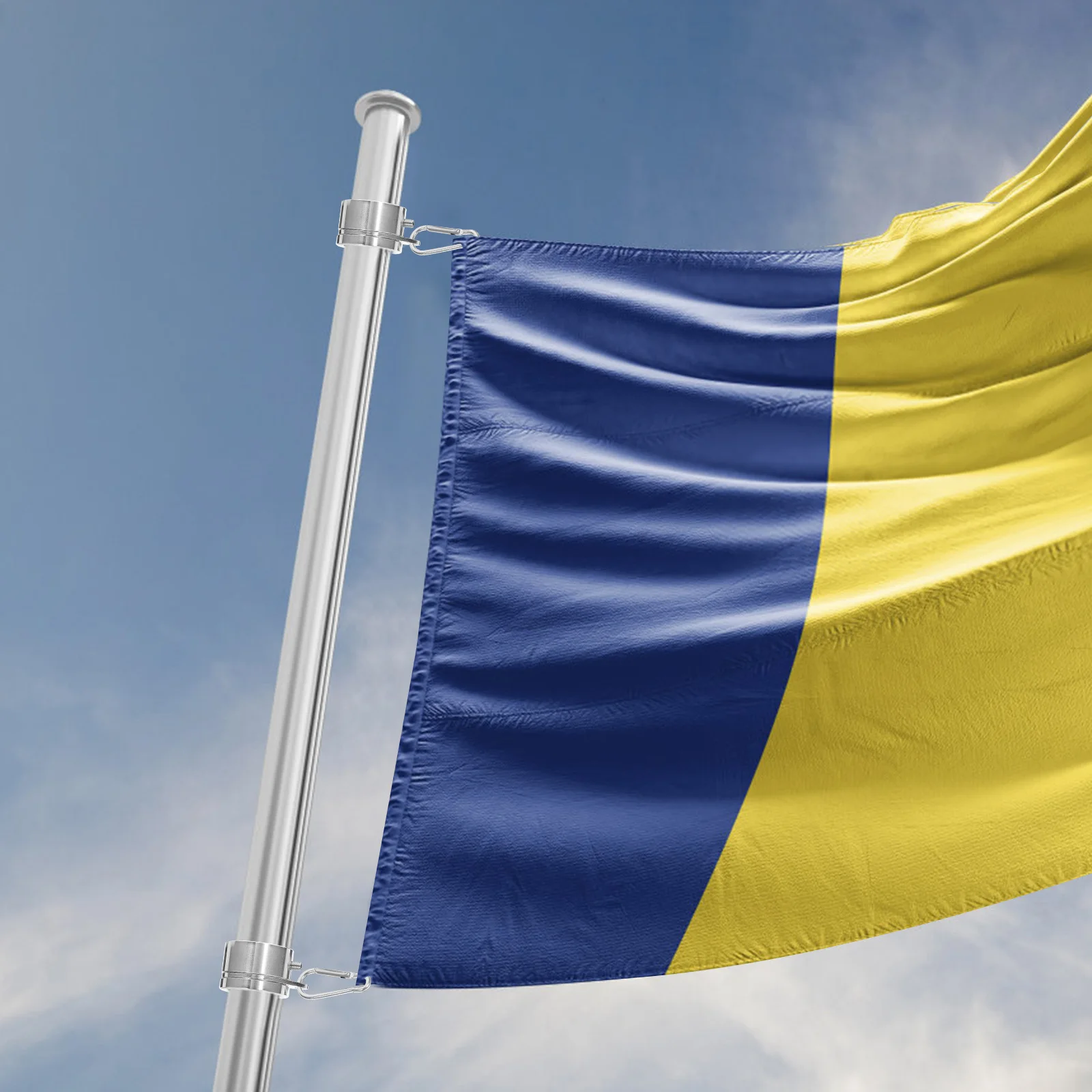 1Set Rotating Flag Mounting Rings Aluminum Alloy Flag Pole Hardware 360 Swivel Anti-Tangle for Outdoor Flags Wear Resistant High
1Set Rotating Flag Mounting Rings Aluminum Alloy Flag Pole Hardware 360 Swivel Anti-Tangle for Outdoor Flags Wear Resistant High