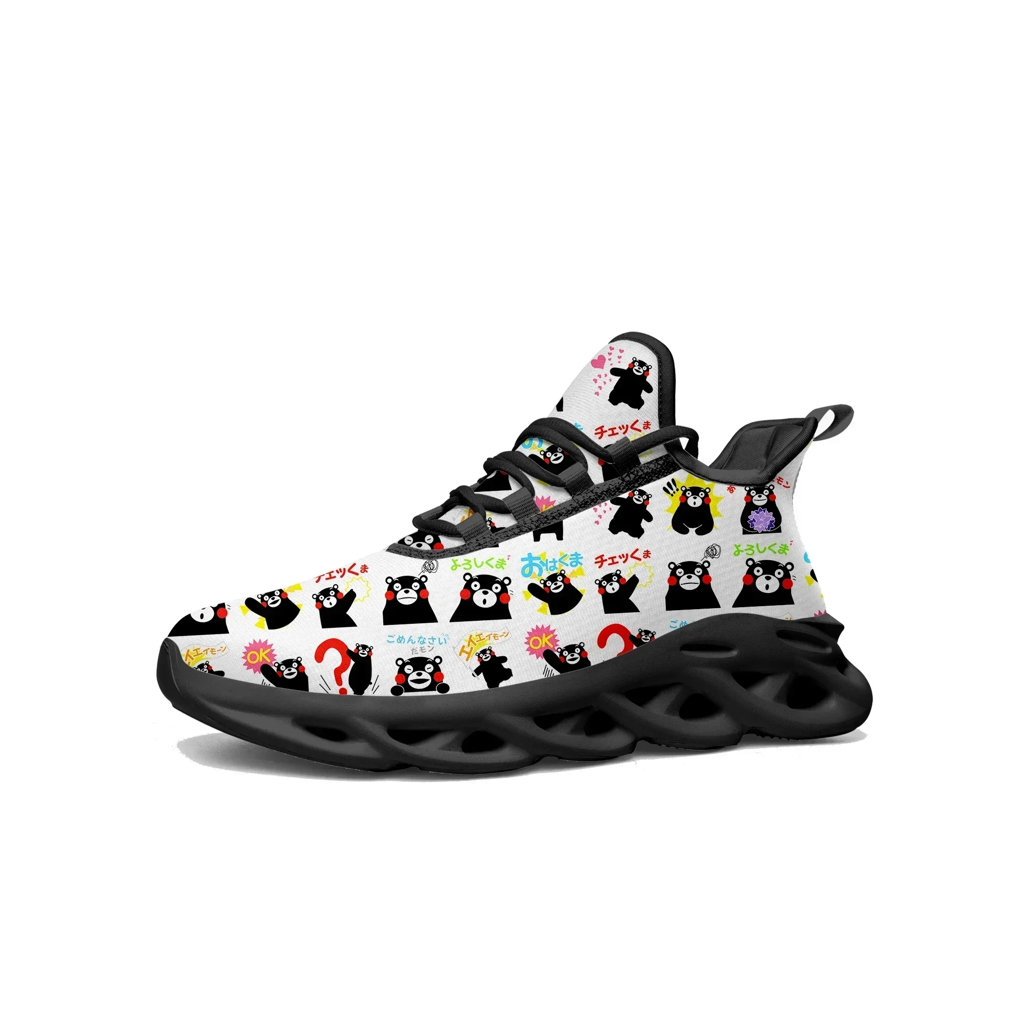 Kumamon Flats Sneakers Mens Womens Teenager Sports Running Shoe High Quality Japanese Anime Cartoon Custom Lace Up Mesh Footwear
Kumamon Flats Sneakers Mens Womens Teenager Sports Running Shoe High Quality Japanese Anime Cartoon Custom Lace Up Mesh Footwear