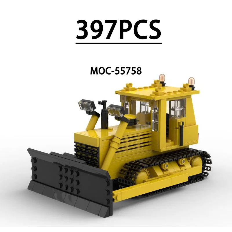 MOC-55758 Building Block Agricultural Bulldozer Model Ornament, 397 Pieces Children Educational Birthday Christmas New Year Gift
MOC-55758 Building Block Agricultural Bulldozer Model Ornament, 397 Pieces Children Educational Birthday Christmas New Year Gift