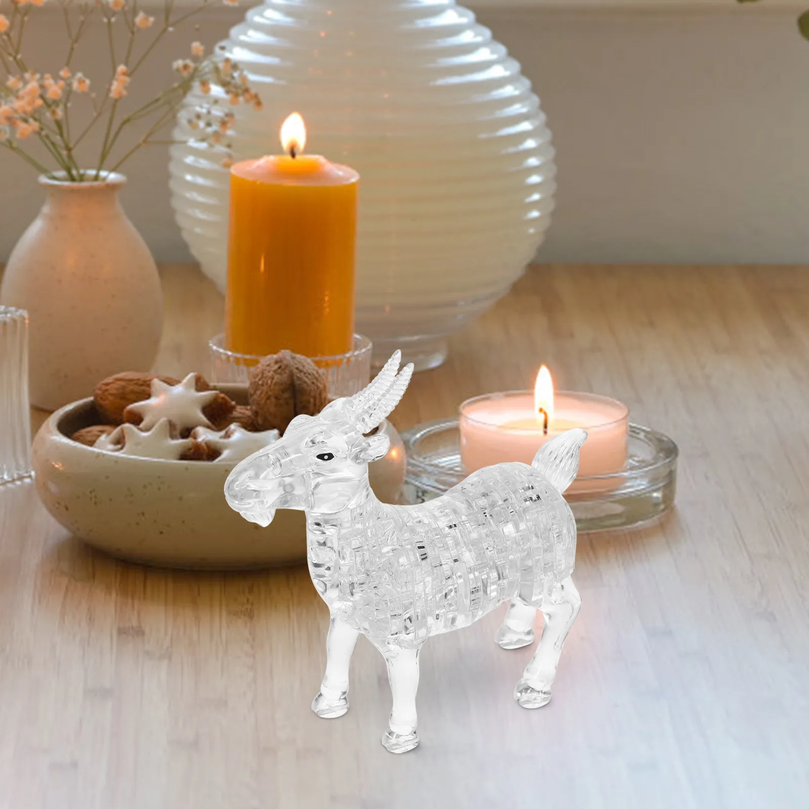 1Pcs Crystal Jigsaw Puzzle Fashion Creative 3D Glass Goat Ornament Decoration Desktop Adornment Birthday Gift
1Pcs Crystal Jigsaw Puzzle Fashion Creative 3D Glass Goat Ornament Decoration Desktop Adornment Birthday Gift