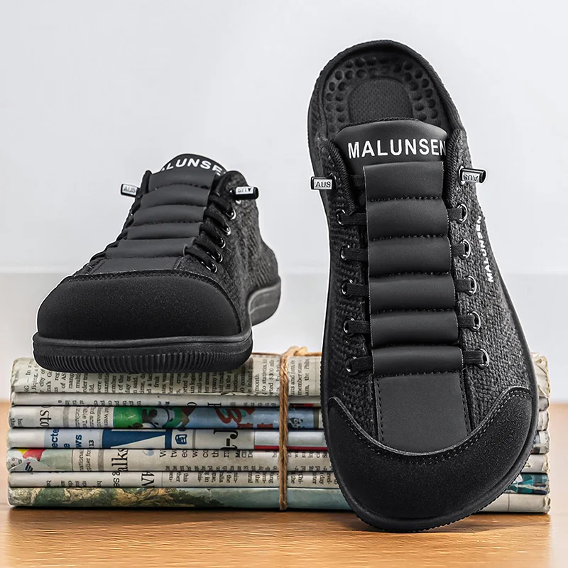 Summer Men's Wide Toe Casual Shoes Comfortable Wide Toe Half Shoes Man Mules Breathable Non-slip Flat Mens Slip On Walking Shoes
Summer Men's Wide Toe Casual Shoes Comfortable Wide Toe Half Shoes Man Mules Breathable Non-slip Flat Mens Slip On Walking Shoes