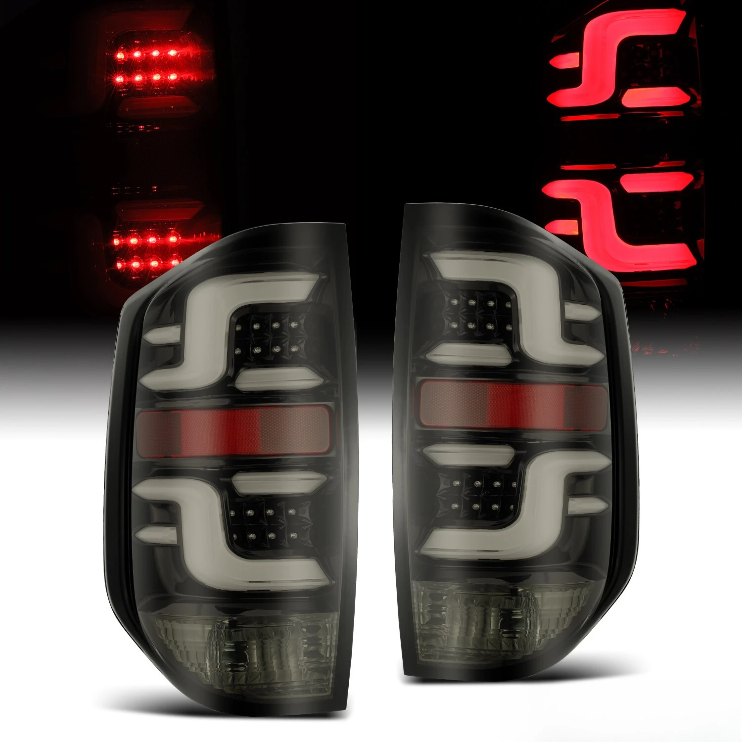 For 2014-2018 Toyota Tundra LED Smoke Black Housing Talilights Left&Right
For 2014-2018 Toyota Tundra LED Smoke Black Housing Talilights Left&Right