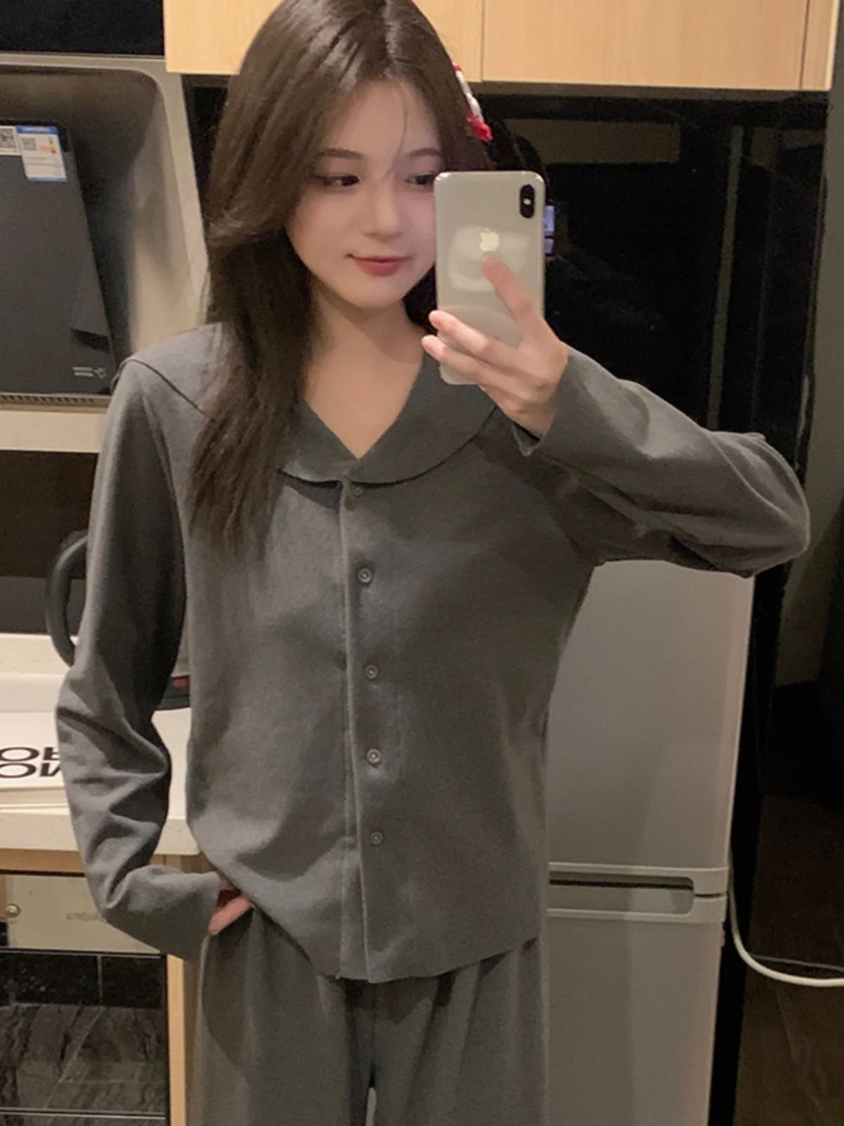 Thickened German Velvet Sleepwear Women's Autumn Winter Long Sleeve Home Clothes Set with Outerwear Capability Simple Sweet S...
Thickened German Velvet Sleepwear Women's Autumn Winter Long Sleeve Home Clothes Set with Outerwear Capability Simple Sweet S...