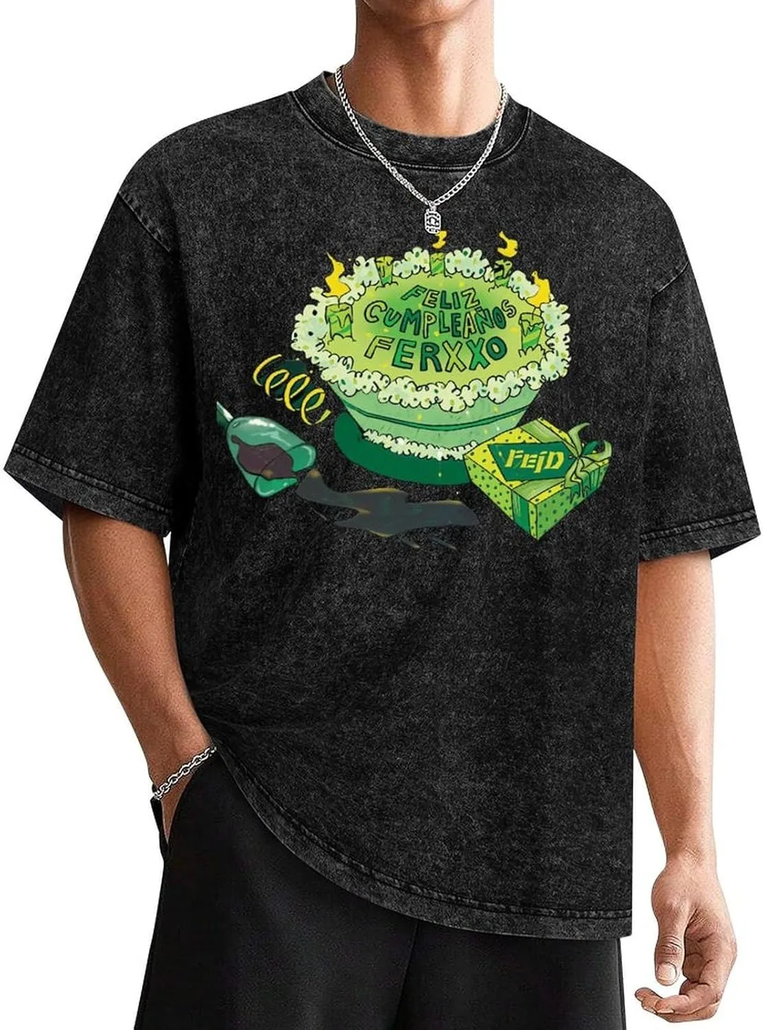 Ferxxo Feid Merch T-Shirts Merch Summer Unisex Fashion Casual Short Sleeve Tee Streetwear Wash Cotton T-shirt
Ferxxo Feid Merch T-Shirts Merch Summer Unisex Fashion Casual Short Sleeve Tee Streetwear Wash Cotton T-shirt