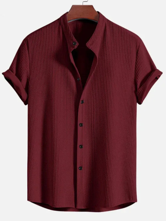 Men's Casual Loose ort Sve irt Thin Summer Busin Pure Color Leisure Cotton Blend Fabric Spring Autumn Seasonal Wear
Men's Casual Loose ort Sve irt Thin Summer Busin Pure Color Leisure Cotton Blend Fabric Spring Autumn Seasonal Wear