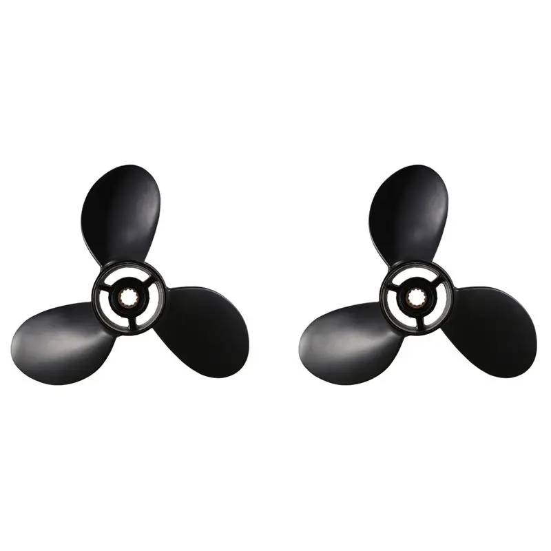 Powerful 2Pcs 8.9 X 8.5 Black Boat Outboard Propeller For Tohatsu 2 Stroke 9.8HP Aluminum Alloy 3B2-64517-0 Boat Motor
Powerful 2Pcs 8.9 X 8.5 Black Boat Outboard Propeller For Tohatsu 2 Stroke 9.8HP Aluminum Alloy 3B2-64517-0 Boat Motor