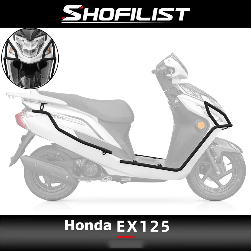 High Carbon Steel Front and Rear Anti Fall Bar Modified Bumper Large Bumper Body Guard Frame Anti Drop Bar for Honda EX125
High Carbon Steel Front and Rear Anti Fall Bar Modified Bumper Large Bumper Body Guard Frame Anti Drop Bar for Honda EX125