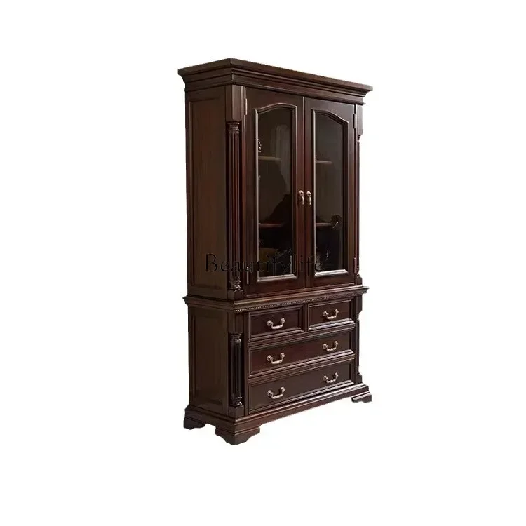 LAmerican Country Solid Wood Double Door Wine Cabinet Living Room Multifunctional Storage Dish Locker
LAmerican Country Solid Wood Double Door Wine Cabinet Living Room Multifunctional Storage Dish Locker