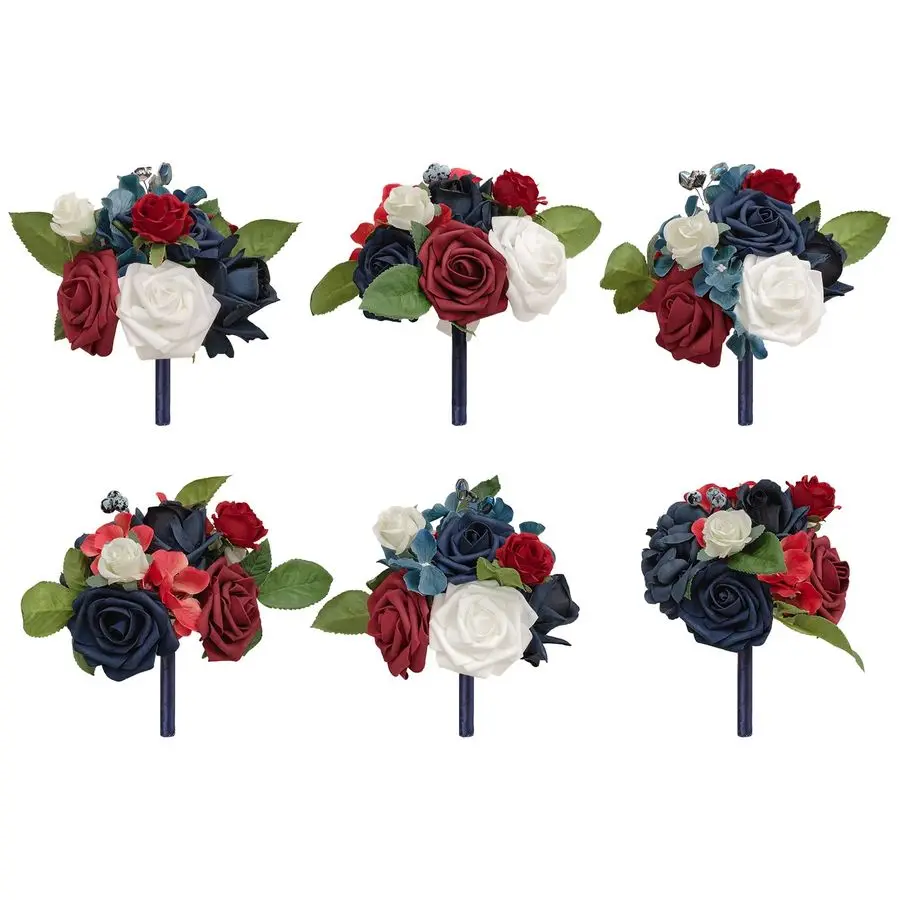 Wedding Centerpieces Table Decorations, Set of 6, Artificial Flowers Wedding Mini Flowers Bouquets PreMade Mini Floral for Desse
Wedding Centerpieces Table Decorations, Set of 6, Artificial Flowers Wedding Mini Flowers Bouquets PreMade Mini Floral for Desse