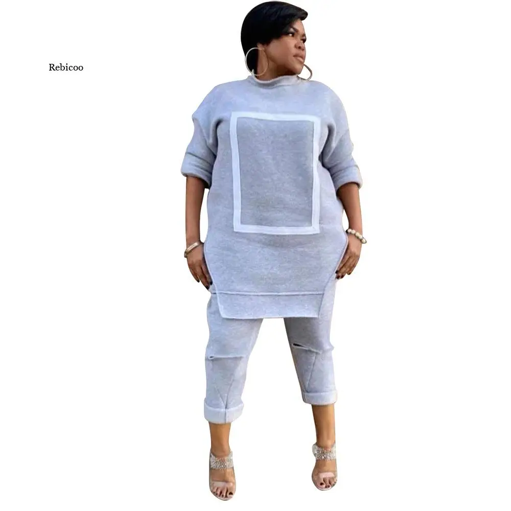 2022 Fashion Women Two Piece Sets Spring Street Casual Style Women Long Sleeve Round Neck Top Elastic Long Pants Sets
2022 Fashion Women Two Piece Sets Spring Street Casual Style Women Long Sleeve Round Neck Top Elastic Long Pants Sets